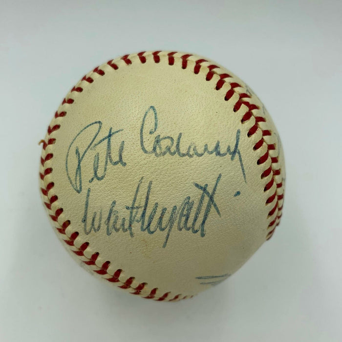 Rare 1941 Brooklyn Dodgers Team Signed American League Baseball With JSA COA