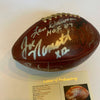 Rare Super Bowl MVP's Signed Wilson NFL Football 15 Sigs Joe Namath With JSA COA
