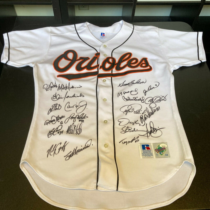 1998 Baltimore Orioles Team Signed Authentic Game Jersey Cal Ripken Jr. JSA COA