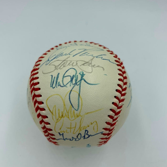 1988 Oakland A's Athletics American League Champs Team Signed Baseball PSA DNA