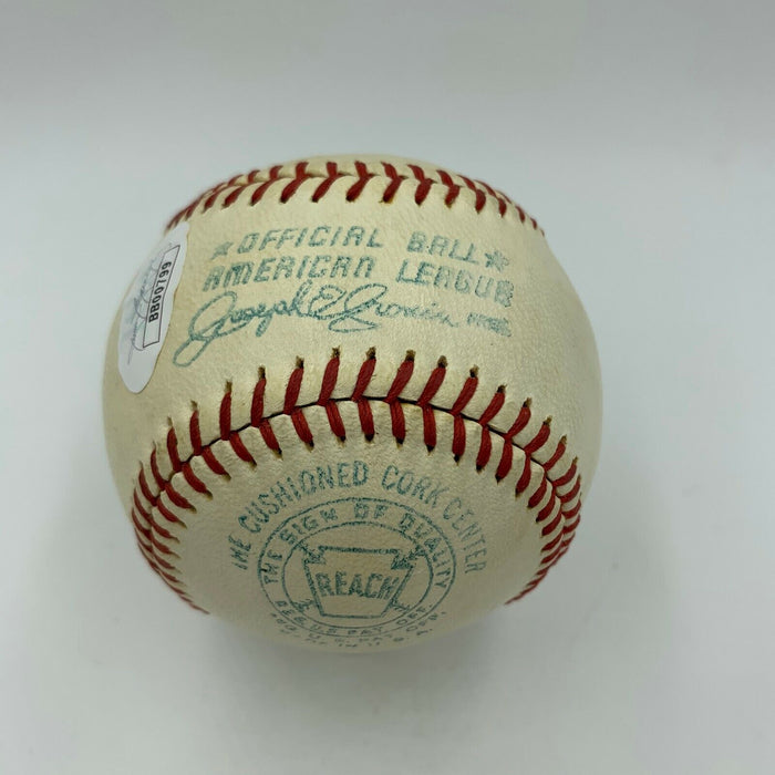 Beautiful Lefty Grove Sweet Spot Signed 1950's American League Baseball JSA COA