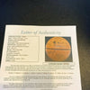 2007-08 Utah Jazz Team Signed Game Used Official NBA Game Basketball JSA COA
