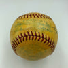 Rare 1948 Ted Williams Joe Mccarthy & Earle Combs Signed AL Baseball PSA DNA COA