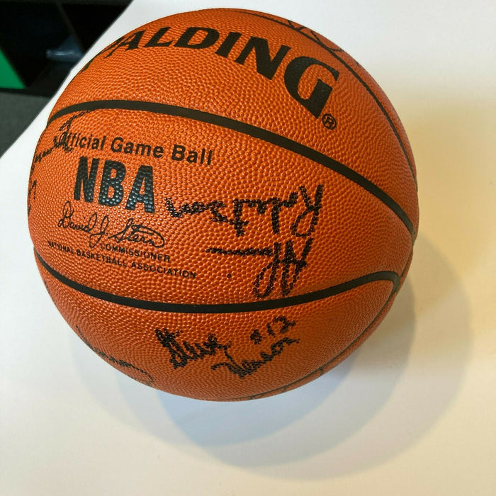 1989-90 Milwaukee Bucks Team Signed Spalding Official NBA Game Basketball