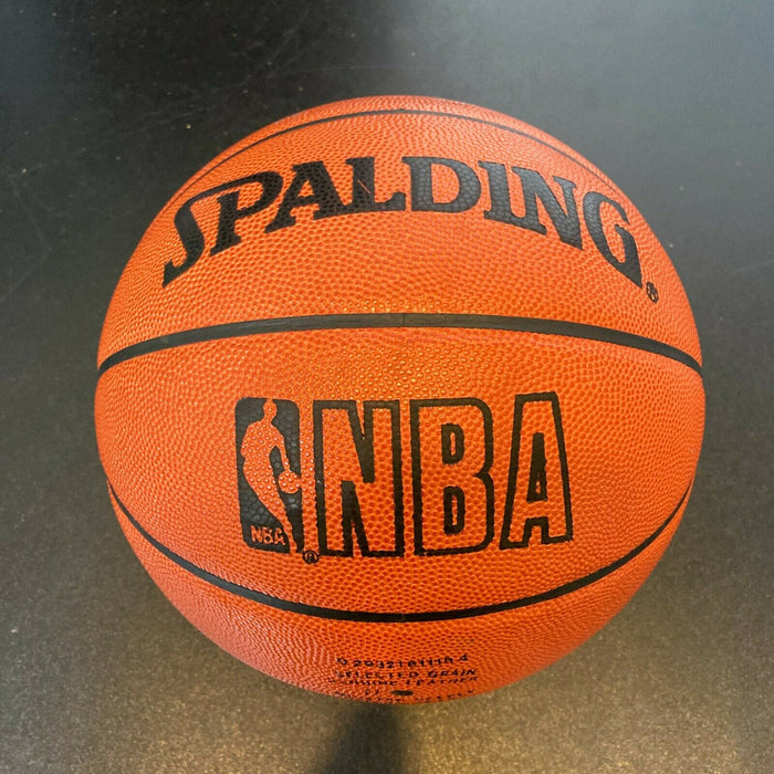 Hakeem Olajuwon Signed Spalding Official NBA Game Basketball With JSA COA