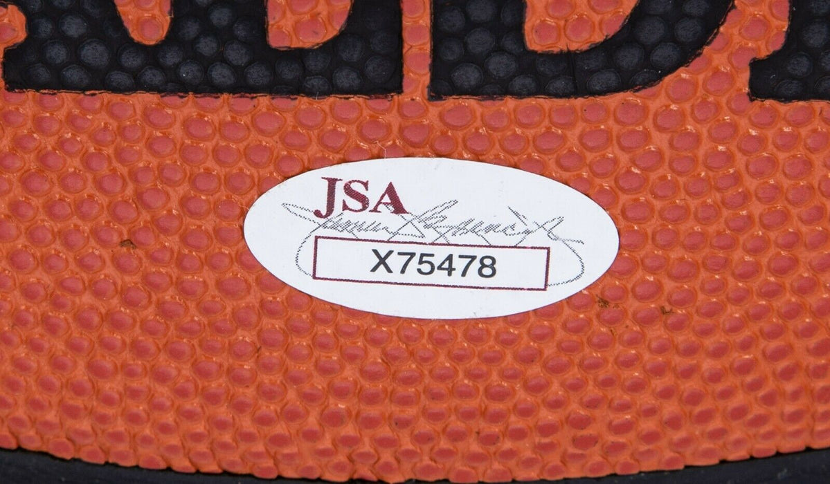Beautiful Wilt Chamberlain Signed Spalding Official NBA Game Basketball JSA COA