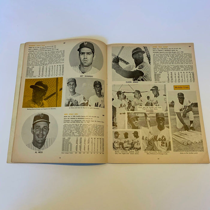 1968 New York Mets Original Yearbook From Mets Trainer