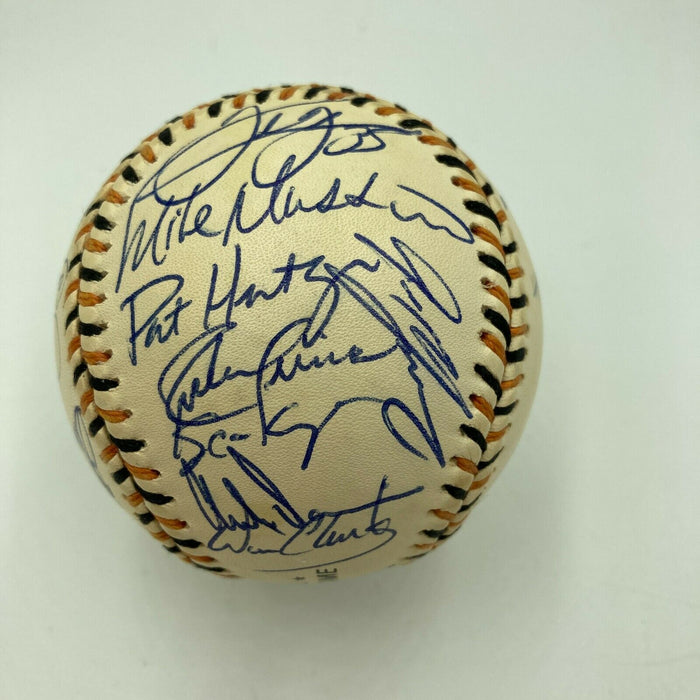 1994 All Star Game Team Signed Baseball Kirby Puckett Cal Ripken Jr. JSA COA