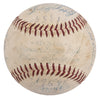 1958 New York Yankees World Series Champs Team Signed Baseball JSA COA