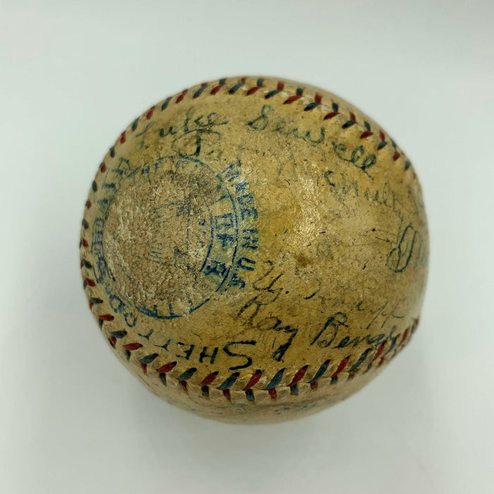 Babe Ruth & Tris Speaker 1926 Yankees Indians Team Signed Baseball PSA DNA COA