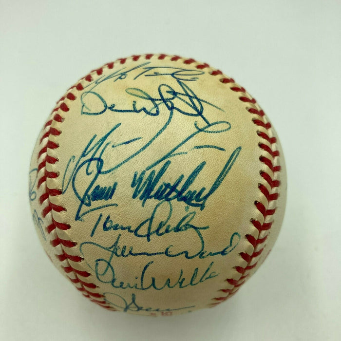 1992 Toronto Blue Jays World Series Champs Team Signed W.S. Baseball JSA COA
