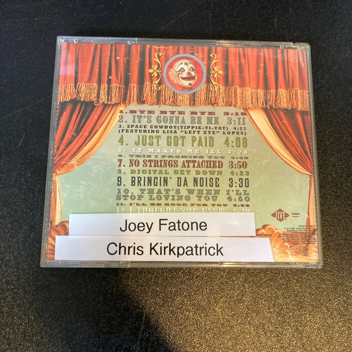 Joey Fatone & Chris Kirkpatrick Signed NSYNC Music CD With JSA COA