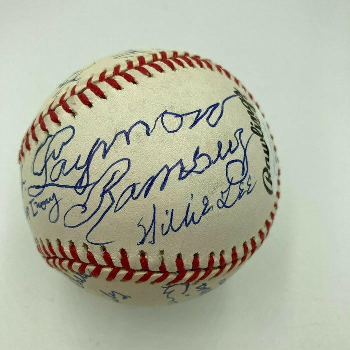 Beautiful Negro League Legends Multi Signed National League Baseball 17 Sigs JSA