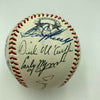 Hall Of Fame Multi Signed Cracker Jack Old Timers Game Baseball Beckett COA