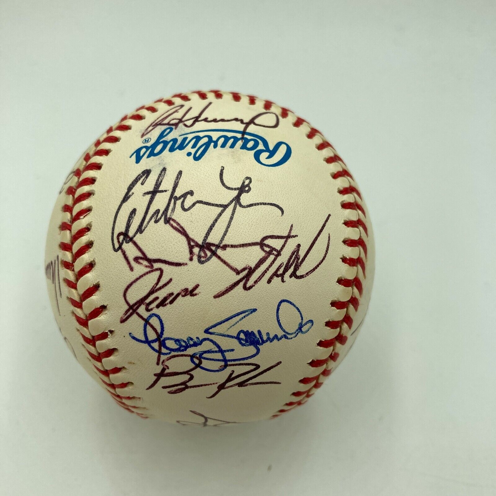 1998 Tampa Bay Devil Rays Inaugural Season Team Signed Major League Ba —  Showpieces Sports