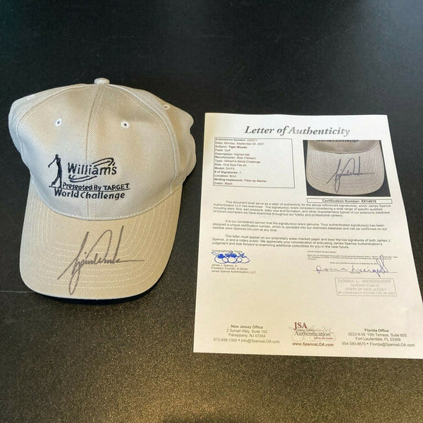 Tiger Woods Signed Autographed Hero World Challenge Golf Hat Cap With JSA COA