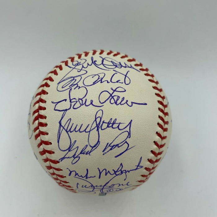 Beautiful Cy Young Winners Signed Baseball Tom Seaver Bob Gibson Steiner COA 6/7