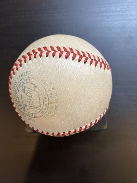 Beautiful Ty Cobb Single Signed 1959 Official American League Baseball PSA DNA