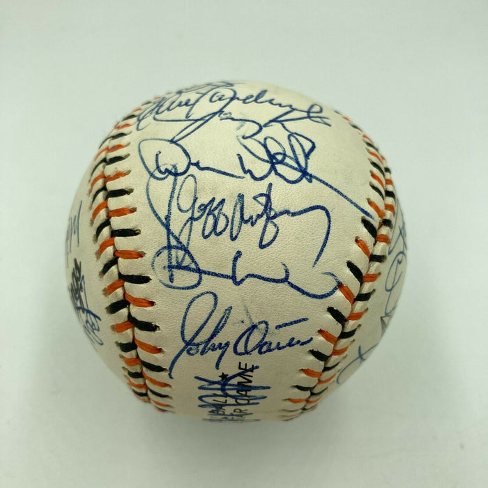 1993 All Star Game Team Signed Baseball Kirby Puckett Randy Johnson Ripken JSA
