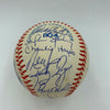 1997 New York Yankees Team Signed Baseball Derek Jeter Mariano Rivera JSA COA