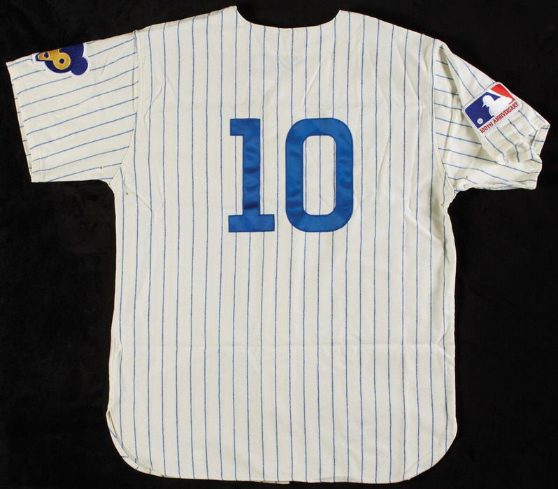 Ron Santo Jersey #10 Retired 9-28-2003 Signed Chicago Cubs Jersey Beckett