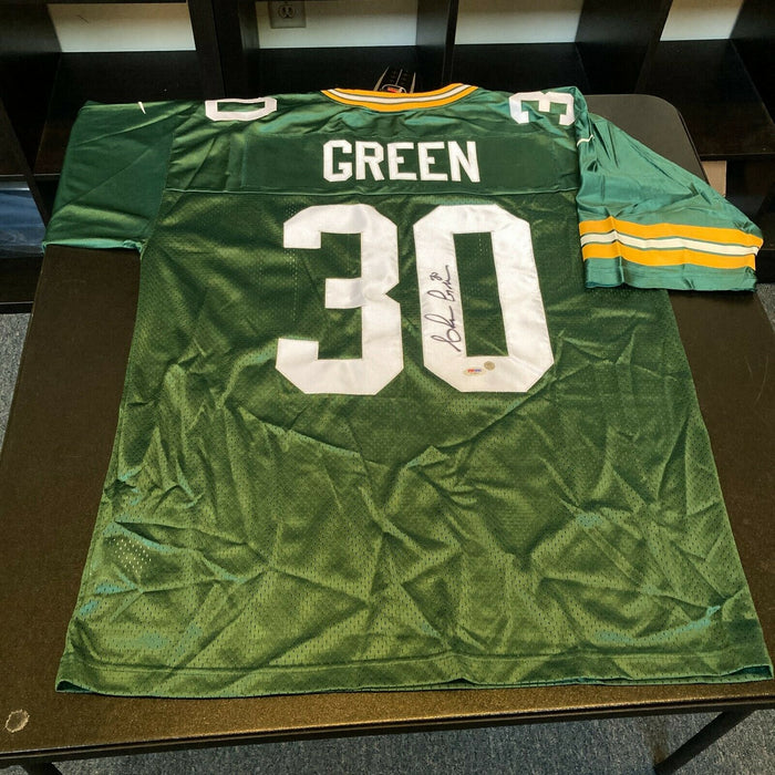 Ahman Green Signed Green Bay Packers Nike Authentic Jersey PSA DNA COA