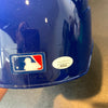 Yasiel Puig Signed Los Angeles Dodgers Game Model Baseball Helmet JSA COA