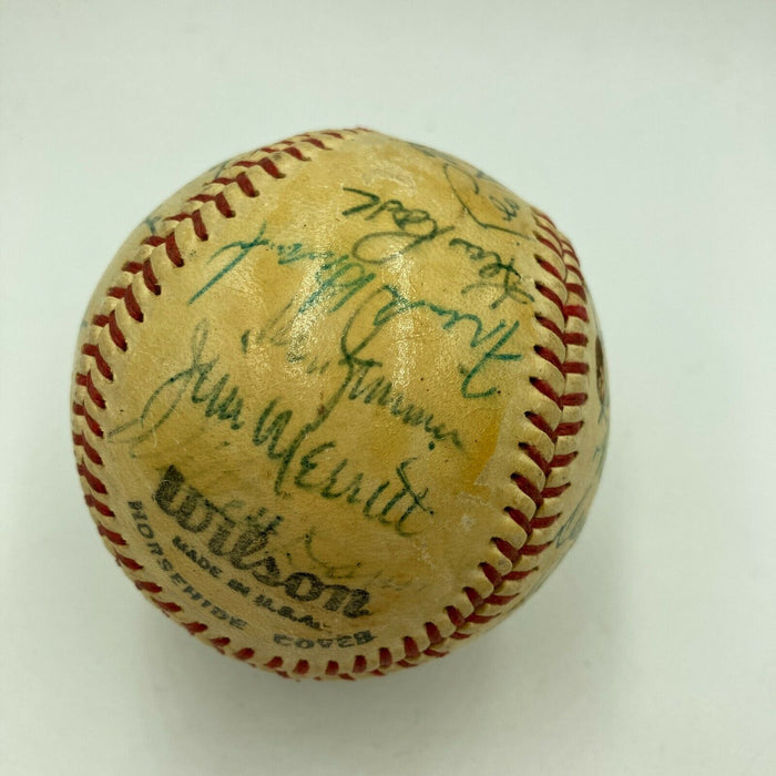 1963 Los Angeles Dodgers World Series Champs Team Signed Baseball JSA COA