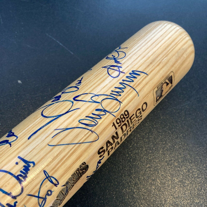 1989 San Diego Padres Team Signed Baseball Bat With Tony Gwynn JSA COA