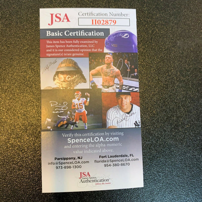 Pee Wee Reese Signed 1984 Hall Of Fame Special Edition Baseball Bat With JSA COA