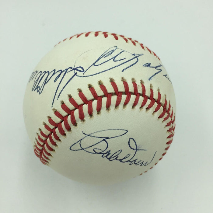 Nice Ted Williams, Carl Yastrzemski & Bobby Doerr Signed Baseball PSA DNA COA