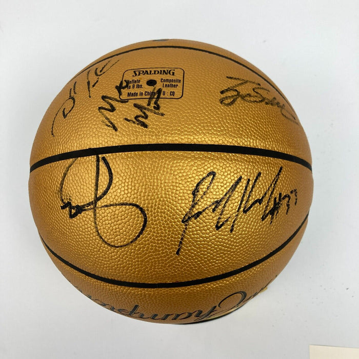 2010-11 Dallas Mavericks NBA Champs Team Signed Basketball JSA COA