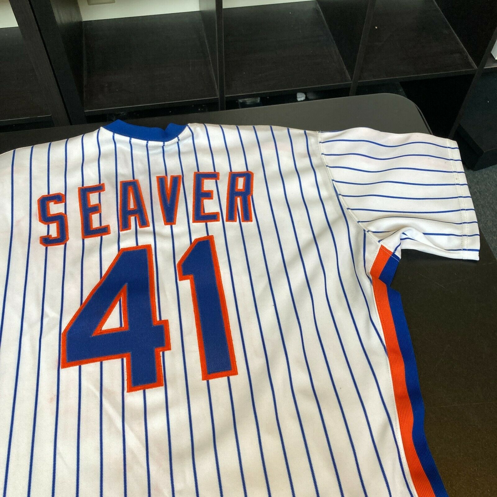 Tom Seaver Signed Authentic Game Issued 1990 New York Mets Jersey