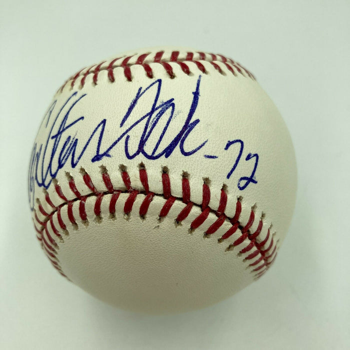 Carlton Fisk Signed Autographed Official Major League Baseball JSA COA