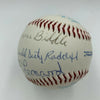 Negro League Legends Multi Signed Baseball Monte Irvin Buck Leonard PSA DNA COA