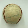 1969 HOF Induction Signed Baseball Pie Traynor Max Carey Sam Rice Grove JSA COA