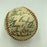 Beautiful 1952 Brooklyn Dodgers NL Champs Team Signed Baseball Gil Hodges  JSA