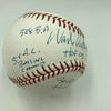 Wade Boggs Full Name Signed Heavily Inscribed Stat MLB Baseball With JSA COA