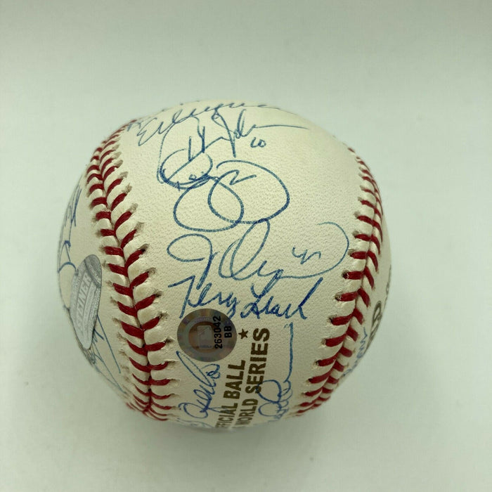 1986 New York Mets World Series Champs Team Signed W.S. Baseball MLB Authentic