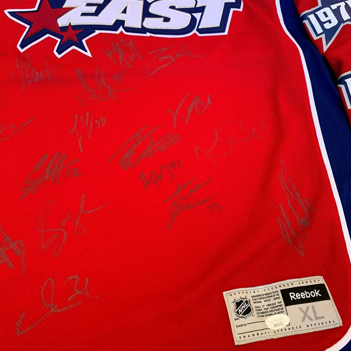 2009 NHL All Star Game Team Signed Jersey Alex Ovechkin Malkin Staal JSA COA