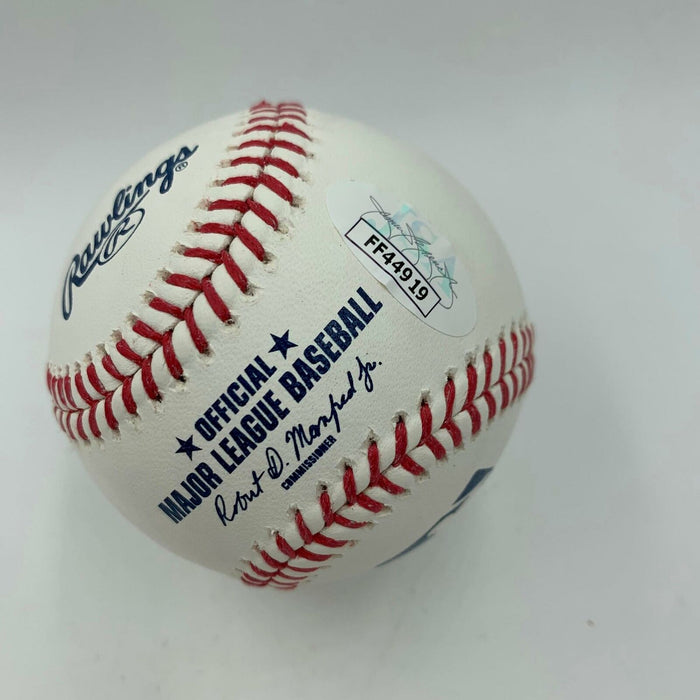 John Mabry "Hit For The Cycle 5-18-1996" Signed Major League Baseball JSA COA