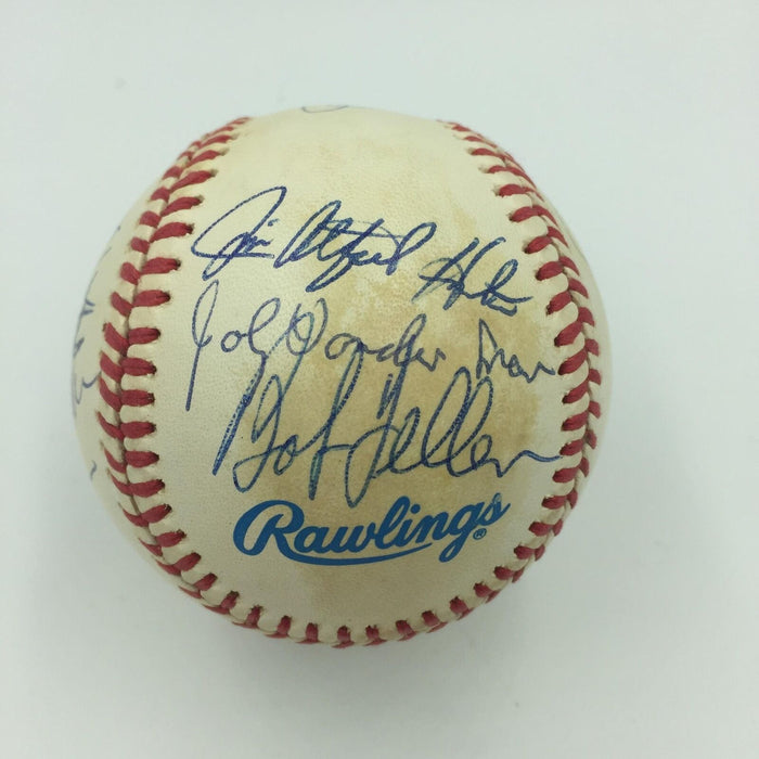 Rare No Hitter Pitchers Club Multi Signed Baseball With 14 Sigs PSA DNA COA