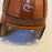 Sammy Baugh "HOF 1963" Twice Signed Vintage Leather Mini Helmet JSA COA