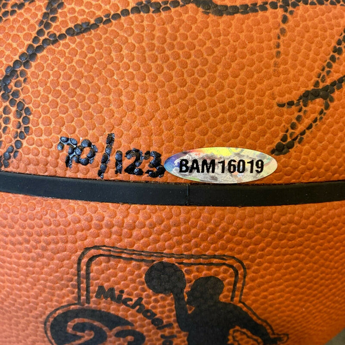 Michael Jordan Signed Spalding 1985 Rookie Official NBA Game Basketball UDA COA