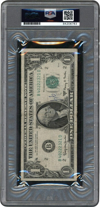 1963 Cassius Clay Muhammad Ali Signed $1 Dollar Bill PSA DNA COA