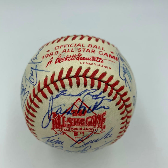 1989 All Star Game Signed Baseball Tony Gwynn Mike Schmidt Ryne Sandberg