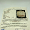 2011 All Star Game Team Signed Baseball With Justin Verlander JSA COA