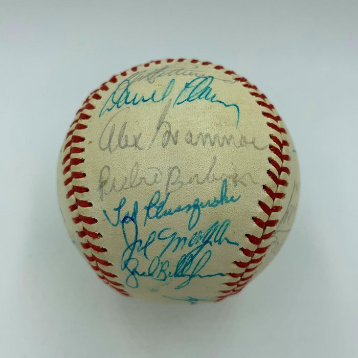 1975 Cincinnati Reds World Series Champs Team Signed Baseball With JSA COA
