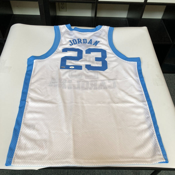 Michael Jordan Signed Authentic Nike North Carolina Tar Heels Jersey UDA & JSA