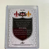 2012 Leaf Valiant Pete Rose Auto #26/99 Signed Autographed Baseball Card